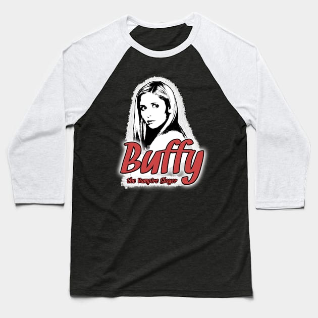 buffy the vampire slayer Baseball T-Shirt by snoddyshop